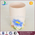 YSb50011-01 azul flor banheiro acessório sabão prato detentores e tumbler